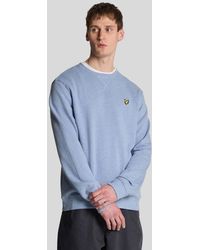 Lyle & Scott - Heathered Crew Neck Sweatshirt - Lyst