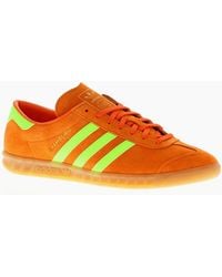 adidas Originals - Trainers Hamburg W Leather Lace Up Uk Size - Lyst