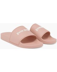 Palm Angels - Essential Logo Pool Sliders - Lyst