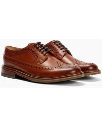 Chapman & Moore - Longwing Brogue Country Leather Berry Shoes - Lyst