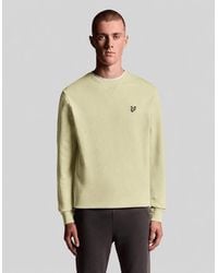 Lyle & Scott - Cotton Crew Neck Sweatshirt - Lyst