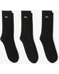 Lacoste - 3 Pack Sport High Cut Socks - Lyst