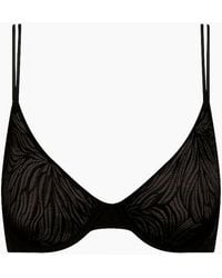 Calvin Klein - Sheer Marquisette Starburst Lace Demi Bra - Lyst