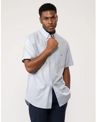 GANT - Regular Fit Short Sleeve Poplin Shirt - Lyst