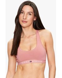 Tommy Hilfiger - Unlined Bralette Teaberry Blossom - Lyst