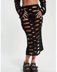 The Ragged Priest - Rag Peep Skirt - Lyst