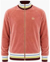 Sergio Tacchini - Sartori Velour Track Top Jacket Light Mahogany - Lyst