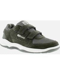 Gola - Trainers Belmont Suede Wide Touch Fastening Charcoal Uk Size - Lyst