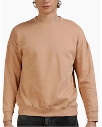 DIESEL - F Lym 0Nqaz Crew Neck Sweatshirt Pullover Cotton Jumper Casual Top - Lyst