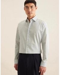 Seidensticker - Slim Fit No Iron New Kent Striped Business Shirt Mid - Lyst