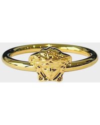 Versace - Medusa Head Ring Metal Tone - Lyst