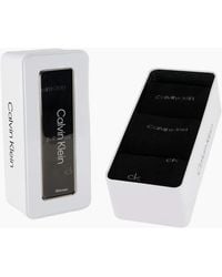 Calvin Klein - 3-Pack Allover Logo Socks Gift Tin - Lyst