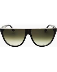 Victoria Beckham - Metallic Forest Sunglasses - Lyst