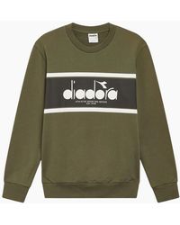 Diadora - Crew Logo Rifle Sweatshirt - Lyst