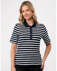 Tommy Hilfiger - 1985 Regular Pique Stripe Polo Size: M - Lyst