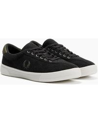 Fred Perry - Tennis Shoe Suede Anchor Trainers - Lyst