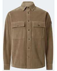 Belstaff - Ravine Corduory Overshirt Taupe - Lyst