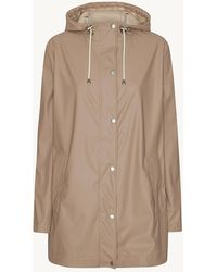 Ilse Jacobsen - Rain Short Rubberised Raincoat - Lyst