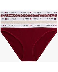Tommy Hilfiger - Uw0Uw06133 Gift 3 Pack Bikini P Briefs Multicoloured - Lyst