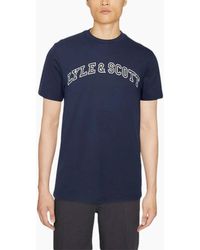 Lyle & Scott - Lyle & Scott Short Sleeve T Shirts Crew Neck Summer Logo Printed T Shirt - Lyst