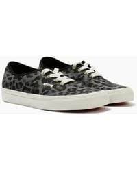 Vans - Authentic Canvas Leopard/Pewter Trainers - Lyst