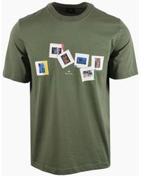 Paul Smith - Reg Fit Ss T-Shirt Slides - Lyst