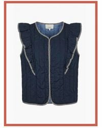 Nooki Design - Aster Padded Frill Gilet - Lyst