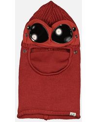 C.P. Company - Knitted Goggle Ski Mask - Lyst