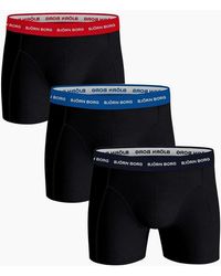 Björn Borg - 3-Pack Contrast Waistband Boxer Briefs, W - Lyst