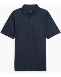 PUMA - Cloudspun Rosette Short Sleeve Performance Polo Shirt - Lyst