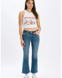 TRUE RELIGION - K Flare Flap Ld99 - Lyst