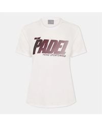 Head - Padel Printed Logo Crew Neck Short Sleeve T-Shirt - Lyst
