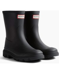 HUNTER - Downpour Short Rubber Wellington Boots - Lyst