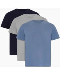 Ted Baker - 3-Pack Cotton Stretch Crew-Neck T-Shirts - Lyst
