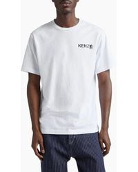 KENZO - T Shirts Boke Flower 2.0 Graphic Print Cotton Crew Neck Short Sleeve - Lyst