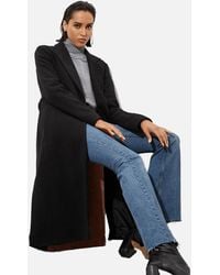 Dorothy Perkins - Ladies Longline Wrap Tall Coat - Lyst
