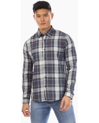 Peter Werth - Collared Neck Long Sleeve Regular Fit Shirt - Lyst