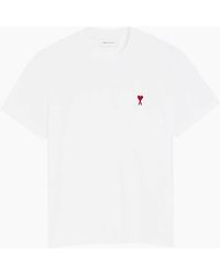 Ami Paris - Adc Cotton T Shirt - Lyst