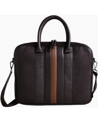 Ted Baker - Never Striped Pu Document Laptop Bag - Lyst