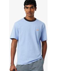 Lacoste - Classic Fit Colour-Block Cotton T-Shirt - Lyst
