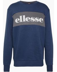 Ellesse - Sweatshirts Crew Neck Long Sleeve Heavy Warm Pullover Winter Jumper - Lyst
