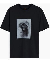 BOSS - Te-Being Graphic Bear Logo T-Shirt - Lyst