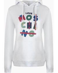 Moschino - Jumble Logo Hoodie - Lyst