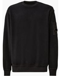 C.P. Company - Brushed Fleece Lens Sweat - Lyst