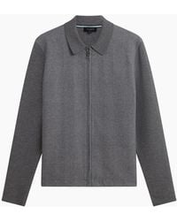 Ted Baker - Dejo Herringbone Front Zip Through Jacket - Lyst
