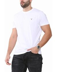 GANT - Regular Fit Short Sleeve Shield Logo T-Shirt - Lyst