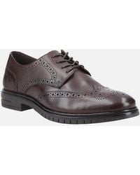 Hush Puppies - Santiago Leather Brogues Shoes - Lyst