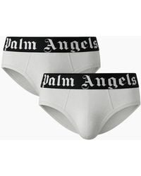 Palm Angels - Two-Pack Contrast Logo Briefs - Lyst