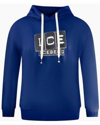Iceberg - Ice Bold Blocked Logo Hoodie - Lyst