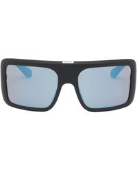 Police - Full Rim Square Frame Matte Sunglasses - Lyst